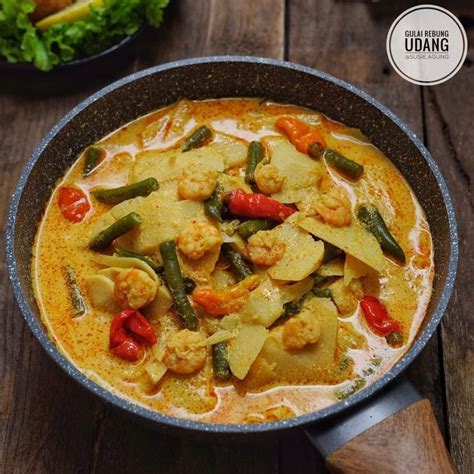 Sayur rebung asam rasa masam ini adalah masakan khas bengkulu kito. Gulai Rebung Udang, Menu Spesial Gurih nan Menggoda Selera ...