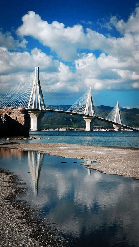 The Bridge Bridge Cable Stayed Bridge Visiting Greece