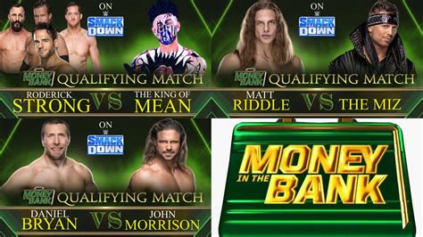 Wwe Smackdown Money Inthe Bank Qualification Match Youtube