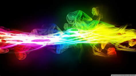 Rainbow Smoke Contrast Wallpaper Animated Wallpapers For