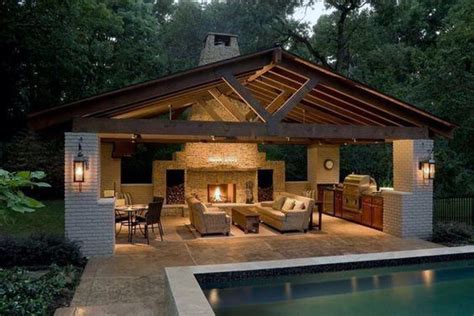 20 Gorgeous Backyard Pavilion Ideas