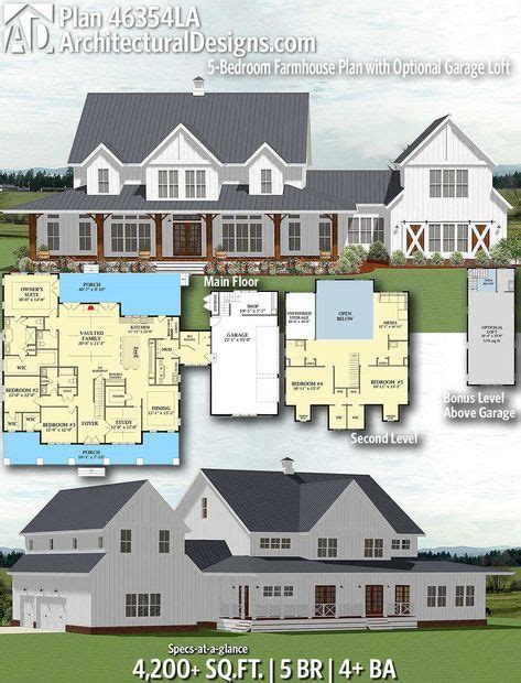 6 Bedroom Farmhouse Plans Ewnor Home Design