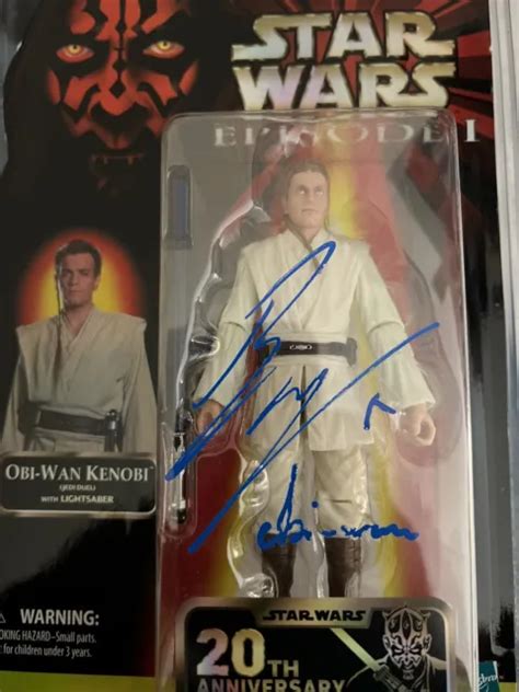 Star Wars Episode 1 20th Anniversary Obi Wan Kenobi Signed By Ewan