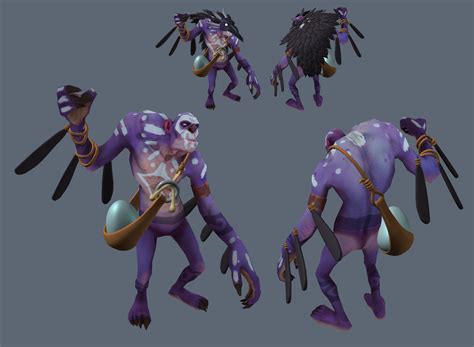 Witch doctor is a hero from dota 2. An interesting tidbit: about 50% of male characters in the ...
