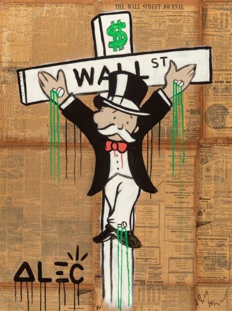 Alec Monopoly Wall Street Crucifix Artsy