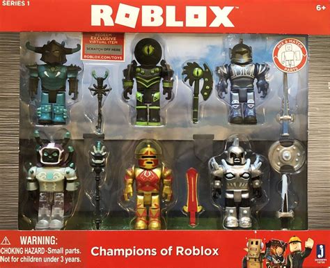 New 6 Pack Roblox Champions Of Roblox Action Figures Setvirtual Toys