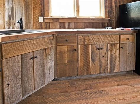 100% barn wood cabinetry sourced from old barns. 20 Best Rustic Kitchen Cabinet Ideas