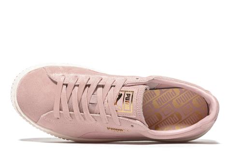 Lyst Puma Basket Platform Core Trainers In Pink