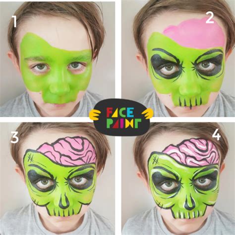 Easy Halloween Face Painting Halloween Makeup For Kids Face Painting