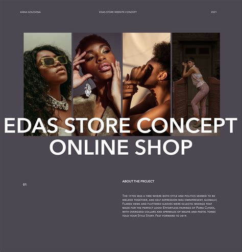 Edas Store Online Shop Concept On Behance