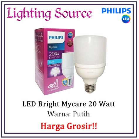 Jual PHILIPS LED BRIGHT 20 WATT COOL DAYLIGHT LED BRIGHT PHILIPS 20W