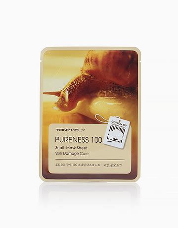 Tony moly pureness 100 snail mask sheet тканевая маска для лица с улиточным муцином, 21 мл. Pureness 100 Snail Mask Sheet by Tony Moly Products ...