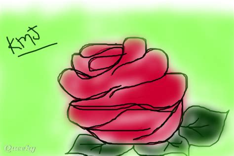 A Rose ← A Plants Speedpaint Drawing By Babycakes12 Queeky Draw And Paint