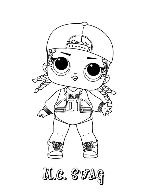 Lol Doll Mc Swag Coloring Page Free Printable Coloring Pages My XXX