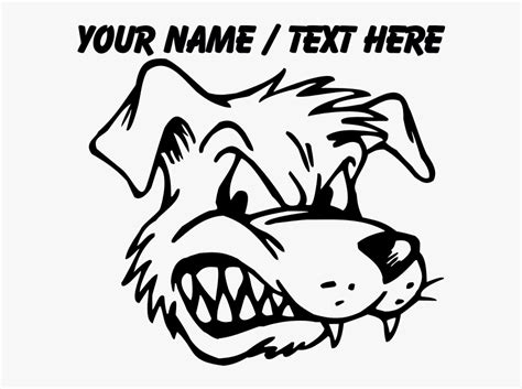 Finally, darken in the pupils of your cartoon dog, and give him a couple eyebrows and whisker spots on his lips. Transparent Mean Dog Clipart - Cartoon Drawing Of A Angry ...