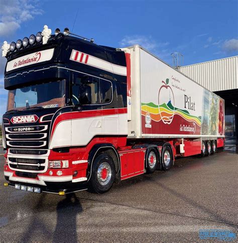 Wsi La Valentinoise Scania Streamline Topline X Twinsteer Reefer Semitrailer Truckmo