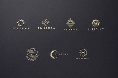 Universe Logo Collection By Michael Rayback Design Thehungryjpeg
