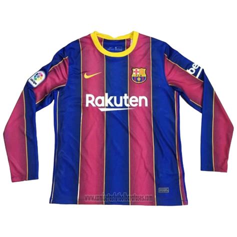Fue fundado como club de fútbol? Camiseta Barcelona Primera Manga Larga 2020 2021 baratas