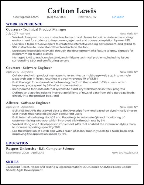 20 Product Manager Resume Examples That Worked In 2023