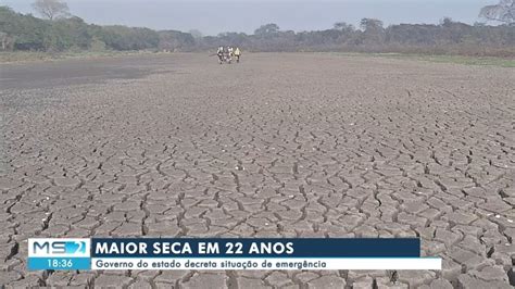 Maior Seca Em 22 Anos Faz Governo De Ms Decretar Situação De Emergência Mato Grosso Do Sul G1