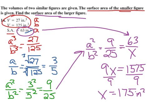 Similarity Ratio Example 3 | Math, geometry | ShowMe
