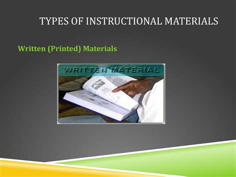 Ppt Chapter 12 Instructional Materials Powerpoint Presentation Free