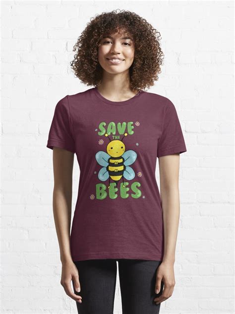 Save The Bees T Shirt For Sale By Tsundorima Redbubble Bee T