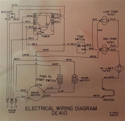 Maytag Dryer De410 Wiring Diagram