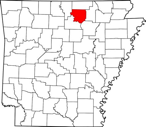 Arkansas Dry Counties Map