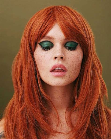 red and foxy marvelous beauty photography by kseniya vetrova maquillaje para el cabello
