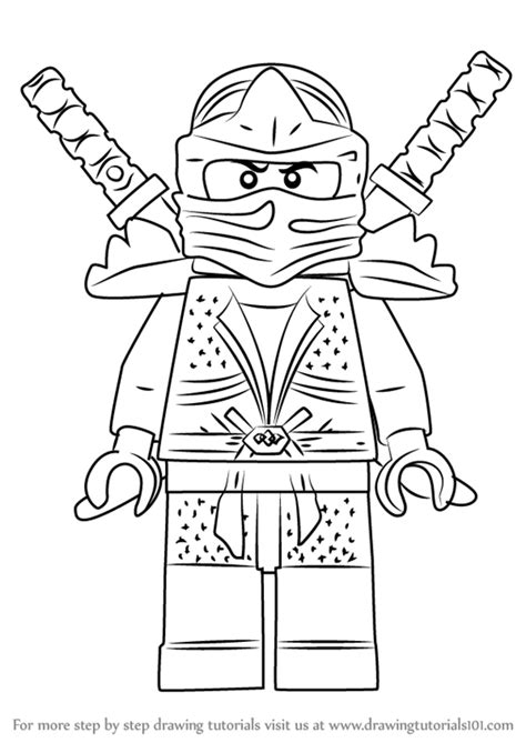 He is one of the founders of a superhero team called lego green lantern coloring pages coloring pages for. Learn How to Draw Green Ninja from Ninjago (Ninjago) Step ...