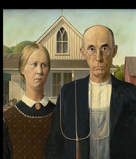 American Gothic American Gothic Painting By Grant Wood Art