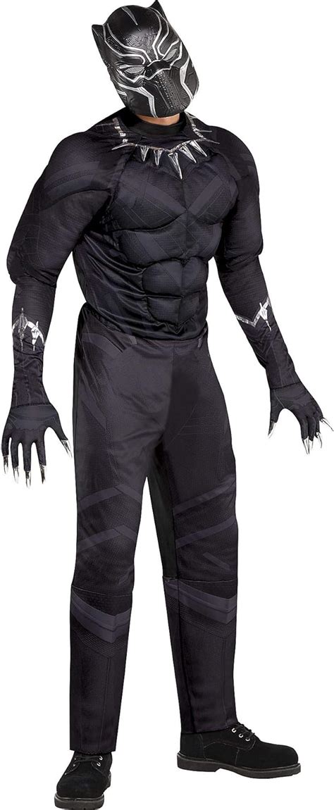 Costumes Usa Black Panther Muscle Costume For Adults