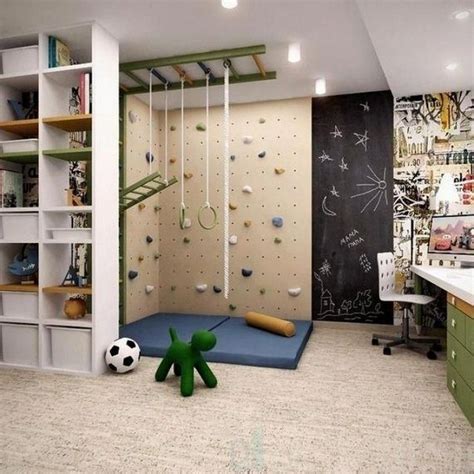 25 Creative Modern Home With Rock Climbing Walls For Kids Kids Rooms