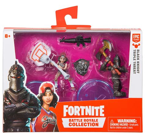Fortnite Battle Royale Collection Black Knight And Triple Threat Set Of 2
