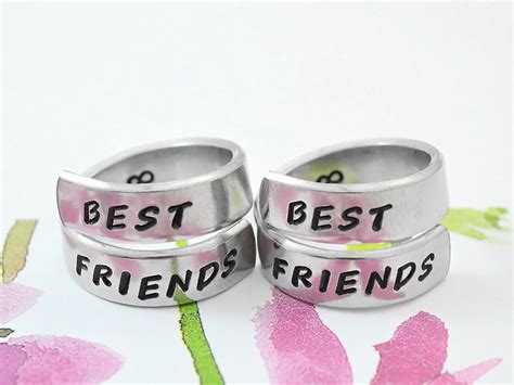 Best Friends Ring Set Best Friend Matching Rings Bff T