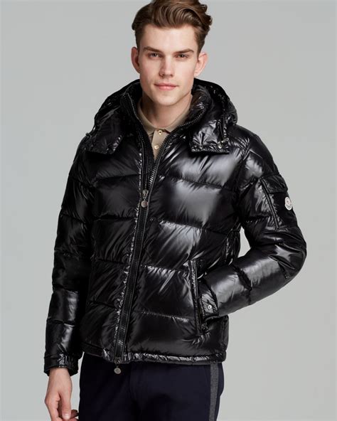 Moncler outlet,moncler 2018 new collection,up to 70% off moncler online sales! Moncler Maya Glossy Hooded Down Jacket in Black for Men - Lyst