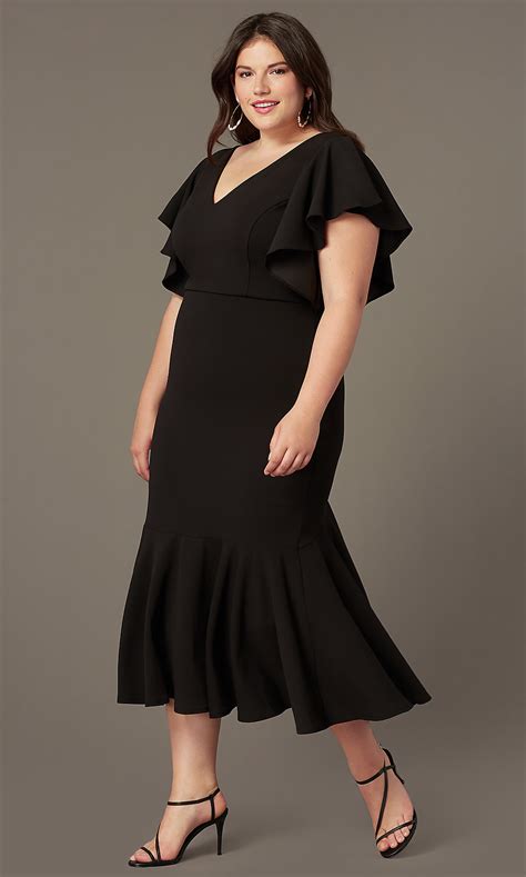 Eileen fisher crewneck boxy dress (plus size) $178.00. Midi-Length Plus-Size Wedding-Guest Dress with Sleeves