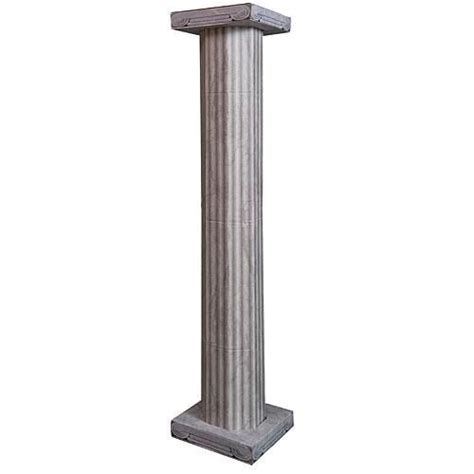 This Gray Marble Fluted 8 Column Has A Unique Marbled Background With