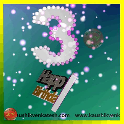 3rd Birthday  Kaushik Venkatesh