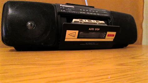 Vintage Panasonic Boombox Model Rx Fs400 Amfm Cassette Youtube