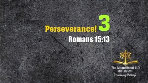 Perseverance 3 Maglife Daily Devotional