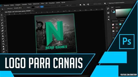 Como Fazer Logo Gamer Para Canal No Youtube Photoshop Youtube