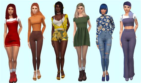 Sims Rainbow Cas Challenge Rsims4