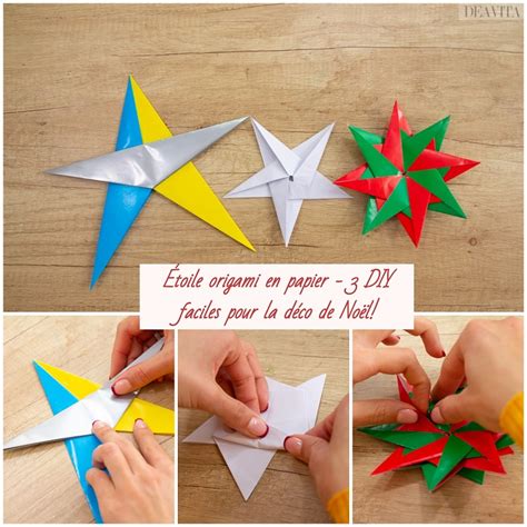 Diy Origami étoile De Noël En 3 Variantes Faciles Et Super Originales