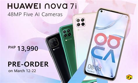 Pre Order Your Huawei Nova 7i And Get Freebies Up To Php 8669 Gizmo