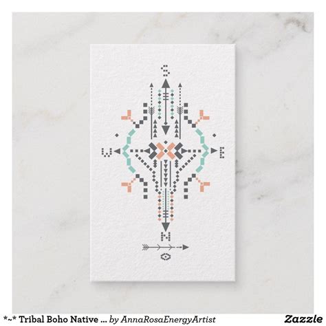 Check spelling or type a new query. Tribal Boho Native American Indian Aztec Totem Business Card | Zazzle.com | Native american ...