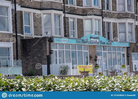 Traditional Old Seaside Town Hippodrome Theatre Facade With Seagull
