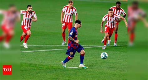 Lionel Messi Scores 700th Goal But Atletico Draw Hurts Barcelona S Title Hopes Football News