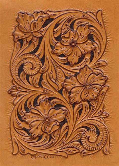 993 Best Leather Tooling Patterns Images On Pinterest